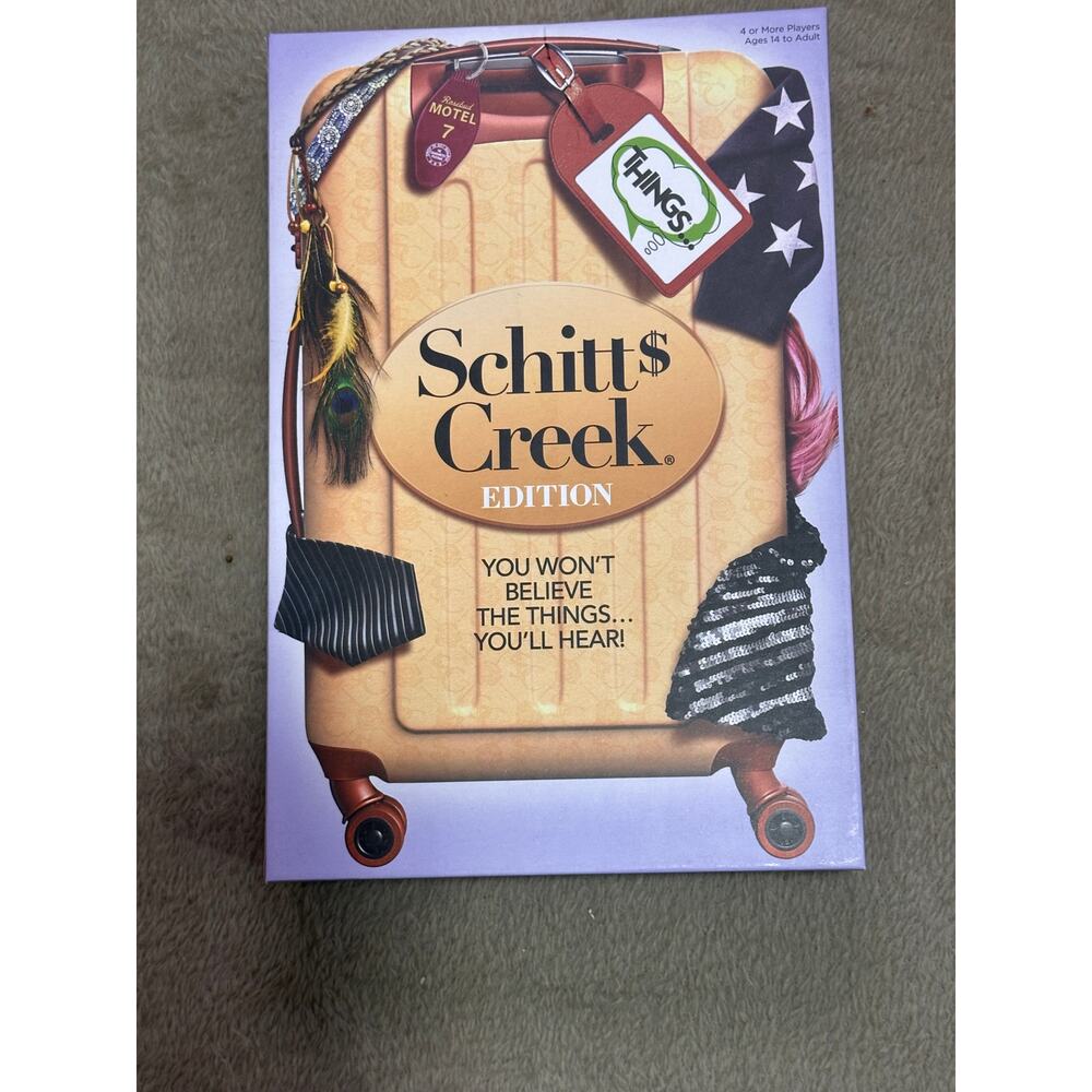 Schitt’s Creek THINGS Game Sealed New Party Game Adult Humor Board Game
